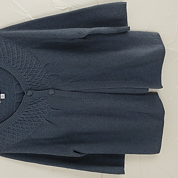 Croft & Barrow Cottagcore  Block Knit Cardigan Sweater 3/4 Sleeves Size‎ XL - Picture 3 of 10